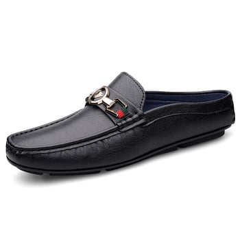 Muške loaferice od prave kože, zatvorenog prstiju, slip-on, gumena potplata, ljetni model 2025