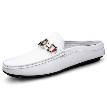 Muške loaferice od prave kože, zatvorenog prstiju, slip-on, gumena potplata, ljetni model 2025