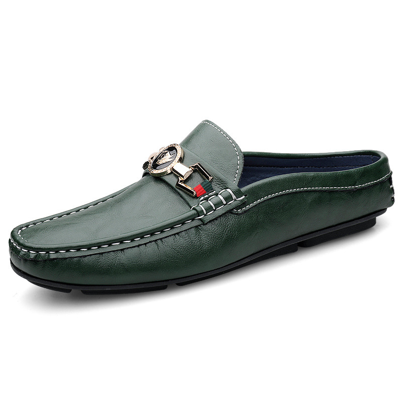 Muške loaferice od prave kože, zatvorenog prstiju, slip-on, gumena potplata, ljetni model 2025