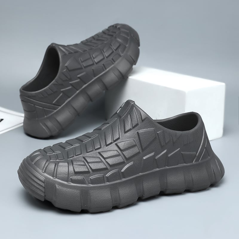 Férfi konyhai esőcsizma – EVA felső rész, EVA hab talp, csúszásmentes, kerek orr, boka körüli magasság, belső bélés nélkül, professzionális modell 24w01