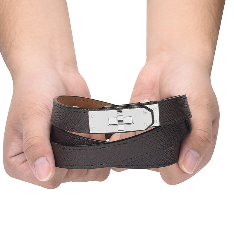 Női öv műbőrből téglalap alakú övcsattal, ötvözet, automata csat, állítható derék, 2025 ősz