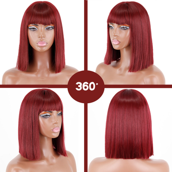 MISS WIG perika, stil Ruili, model 789, termički otporna sintetička perika, s Qi fringe