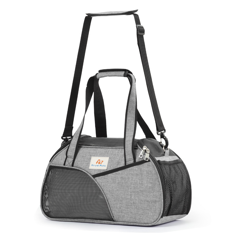 Torba za kućne ljubimce za izlazak s crossbody dizajnom, Oxford tkanina, kapacitet 5 kg, Pet Search