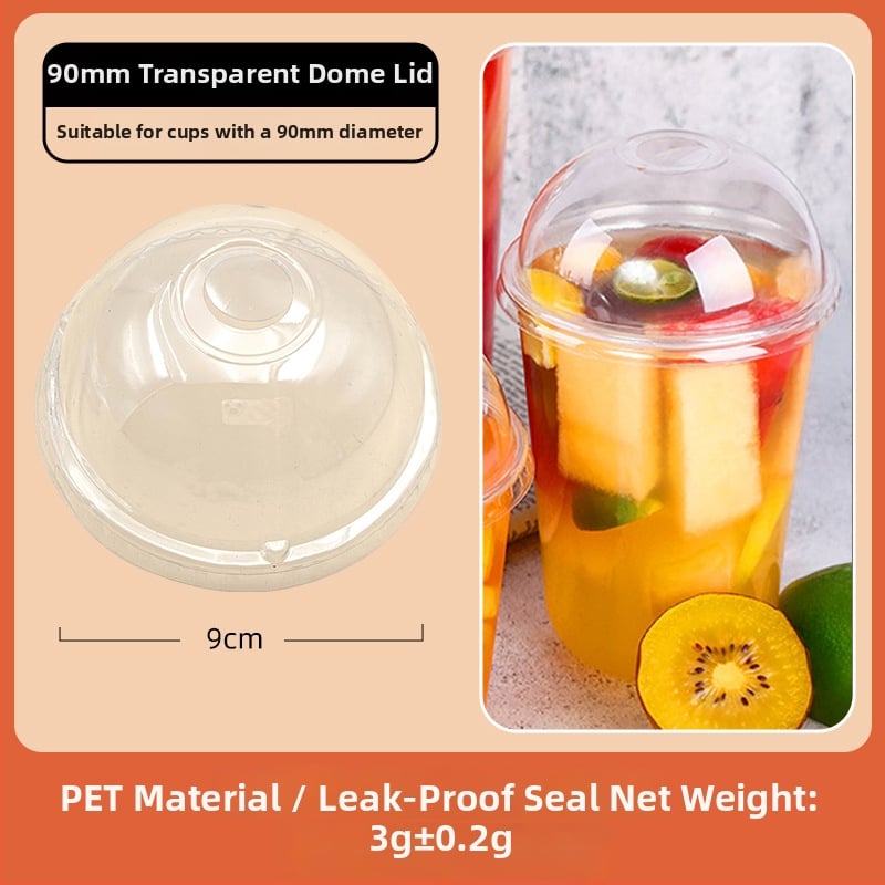 Egyszer használatos műanyag pohár tejes teához — PP anyag, ovális alak, 360–550 ml kapacitás, mikrohullámú sütőben használható, testreszabás és logónyomás