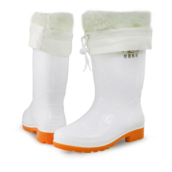 Esőcsizmák Double Star Eight, műanyag felső rész, középmagas szár, uniszex, retro stílus