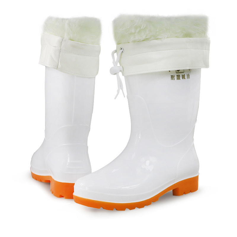 Esőcsizmák Double Star Eight, műanyag felső rész, középmagas szár, uniszex, retro stílus