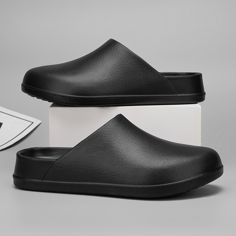 Muške zatvorene papuče od EVA materijala, EVA gornji dio i đon, ploski casual stil, korejski stil, slip-on