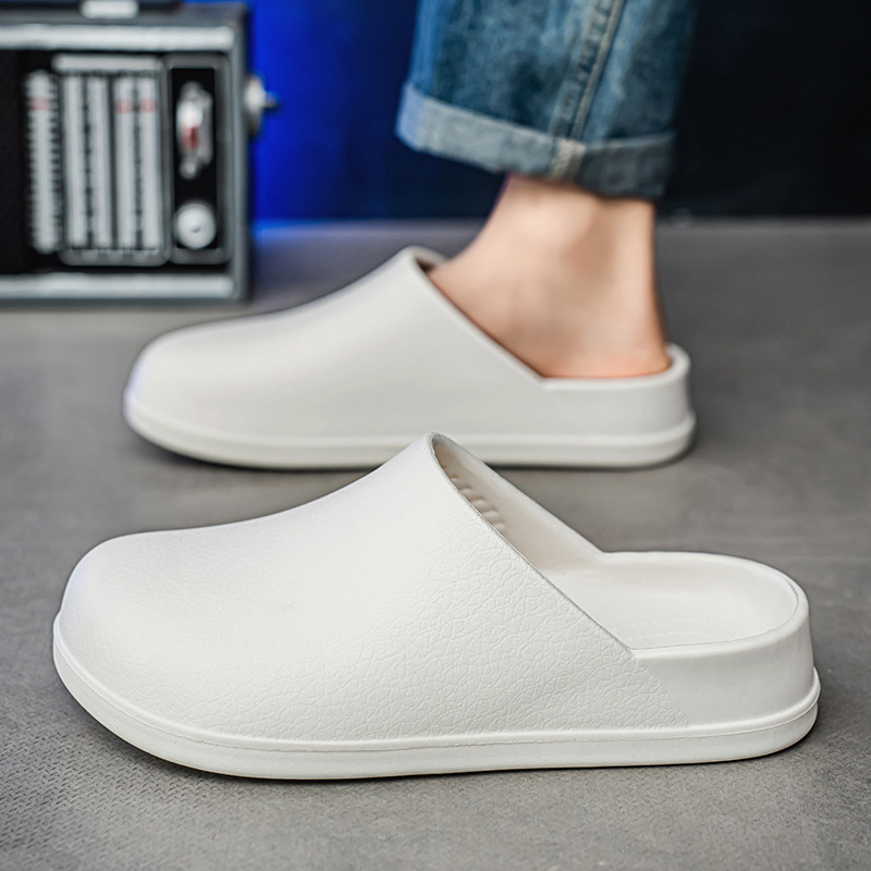Muške zatvorene papuče od EVA materijala, EVA gornji dio i đon, ploski casual stil, korejski stil, slip-on