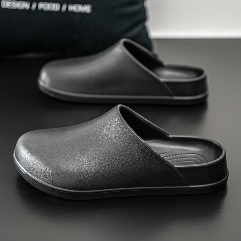 Muške zatvorene papuče od EVA materijala, EVA gornji dio i đon, ploski casual stil, korejski stil, slip-on