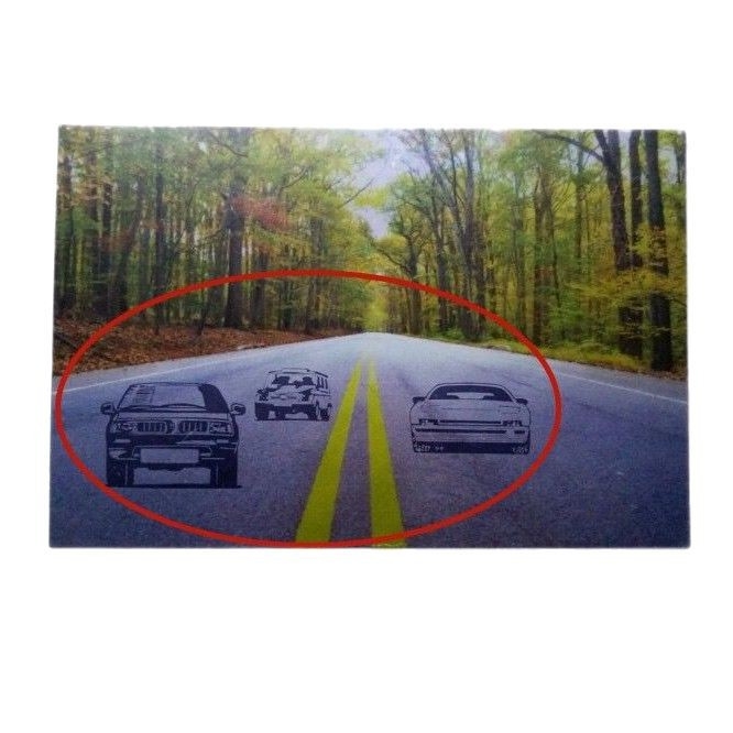 Polarizirana kartica za testiranje naočala, vertikalna orijentacija, ljeto 2021 izdanje, za trgovine naočalama