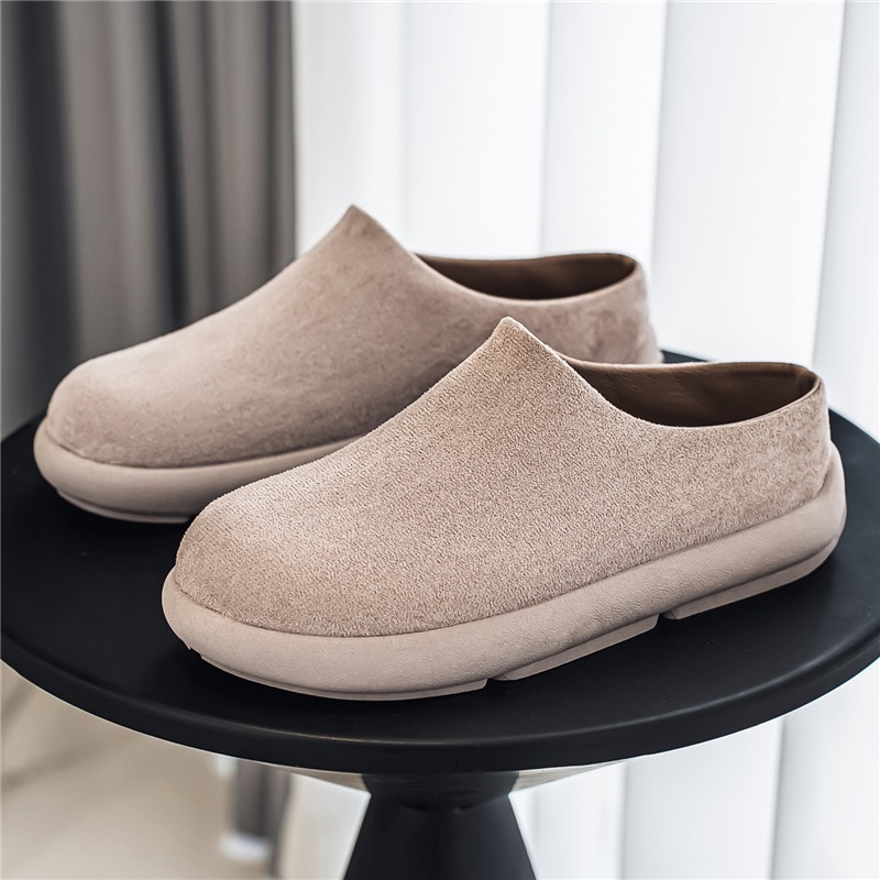 Muške slip-on cipele od velura s PVC potplatom, injekcijski oblikovane, jesen 2025