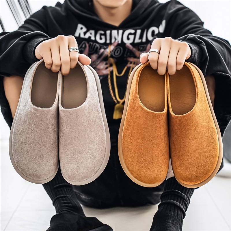 Muške slip-on cipele od velura s PVC potplatom, injekcijski oblikovane, jesen 2025