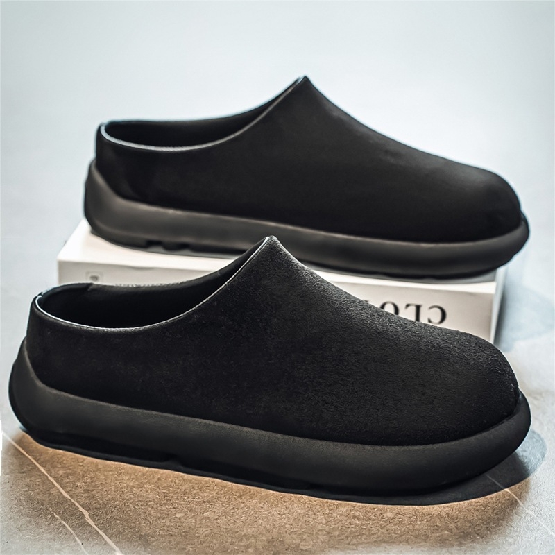Muške slip-on cipele od velura s PVC potplatom, injekcijski oblikovane, jesen 2025