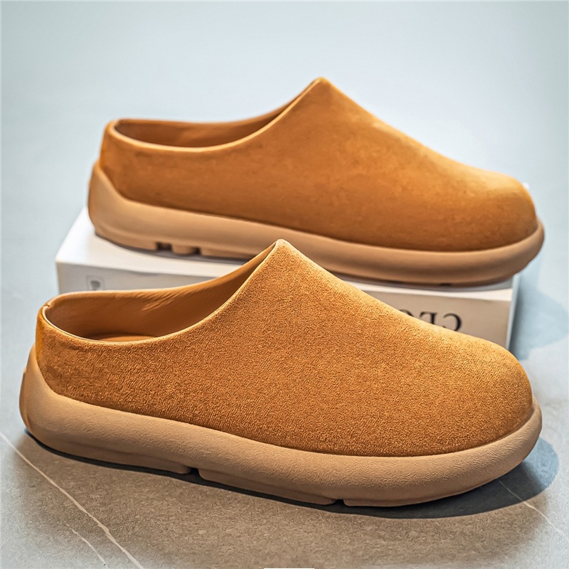 Muške slip-on cipele od velura s PVC potplatom, injekcijski oblikovane, jesen 2025