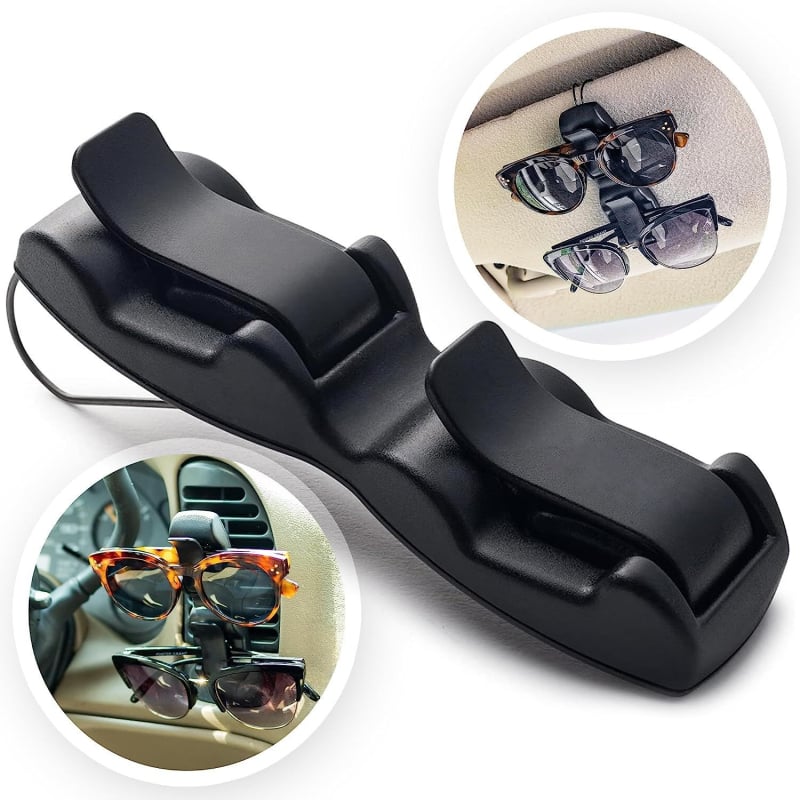 Автомобилен клип за очила с държач за билети и лични карти