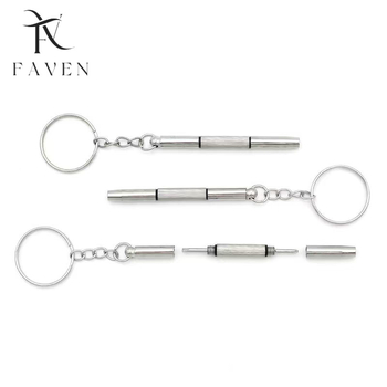 Vanwen odvijač za naočale – Prijenosni višenamjenski alat za naočale (metal, nogice okvira)