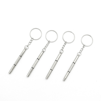 Vanwen odvijač za naočale – Prijenosni višenamjenski alat za naočale (metal, nogice okvira)