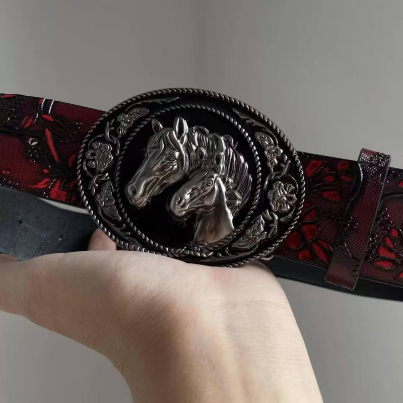 PU kožni kaiš s aluminijskom kopčom, zaključavanje iglom, širina 2–4 cm, elektroplatiranje