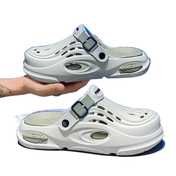 Muške Crocs-stila EVA slip-on sandale, ljetna casual obuća za plažu i vanjske aktivnosti, protuklizna potplata, zatvoren prst, proljeće 2025 izdanje