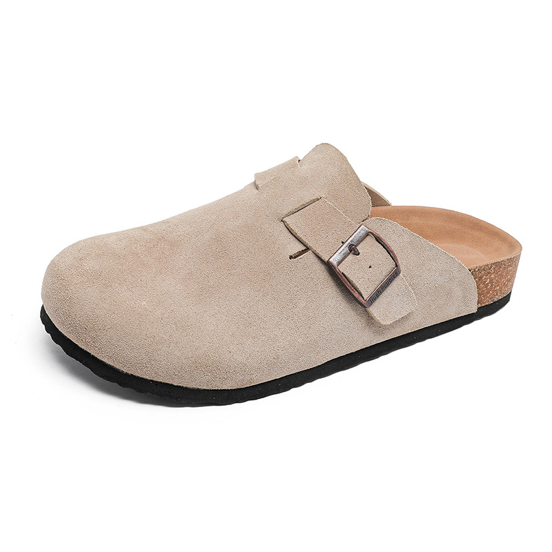 Muške Mori retro slip-on sandale za plažu – gornji dio od mikrovlaknaste kože, EVA potplat, ljeto 2025