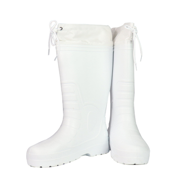 EVA esőcsizmák fleece bélésével a melegért, magas szár, csúszásmentes talp
