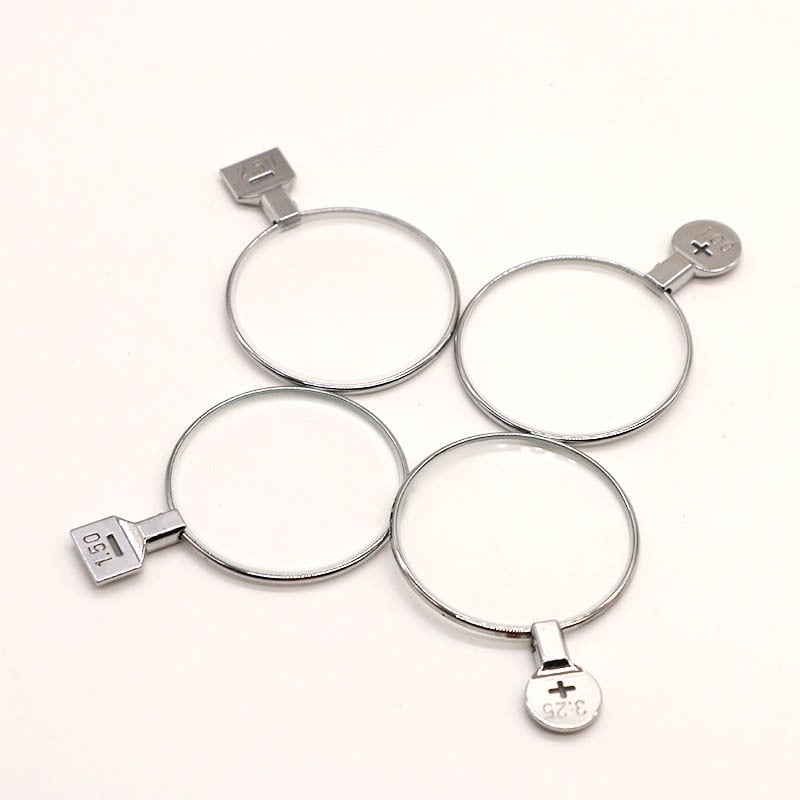 AY051 Testna leća za optometriju za naočale – metalno-stakleni insert, stil AY051