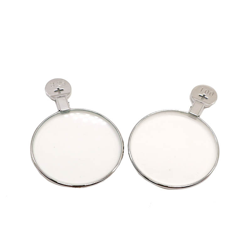 AY051 Testna leća za optometriju za naočale – metalno-stakleni insert, stil AY051