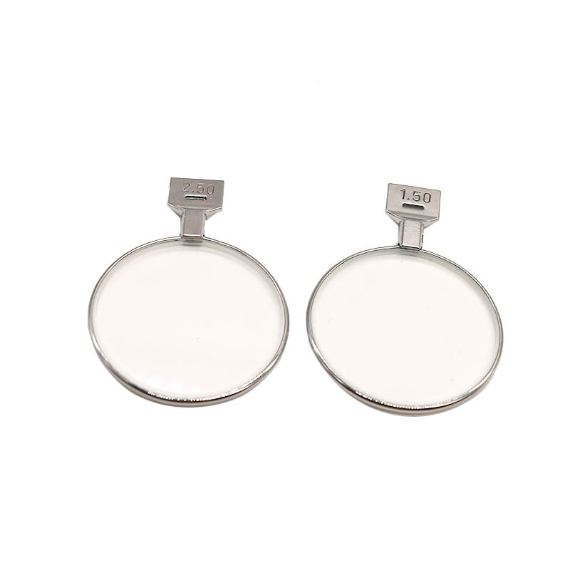 AY051 Testna leća za optometriju za naočale – metalno-stakleni insert, stil AY051