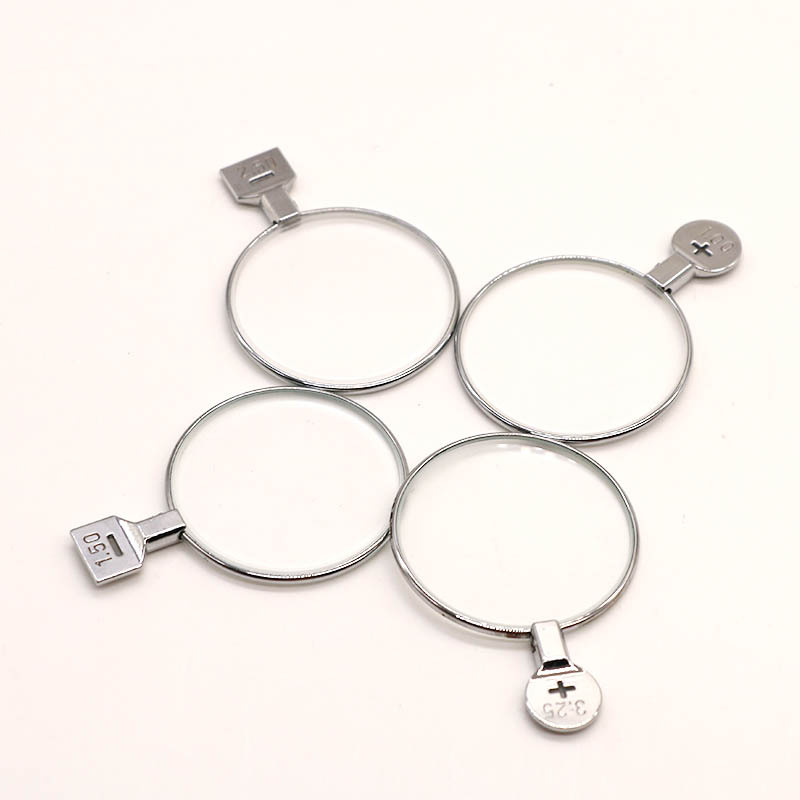 AY051 Testna leća za optometriju za naočale – metalno-stakleni insert, stil AY051