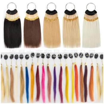 Silk Time Perika od pravih ljudskih vlasi – kratka ravna s bangs, Color Card model, može se bojati