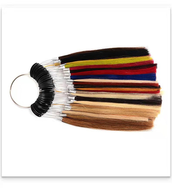 Silk Time Perika od pravih ljudskih vlasi – kratka ravna s bangs, Color Card model, može se bojati