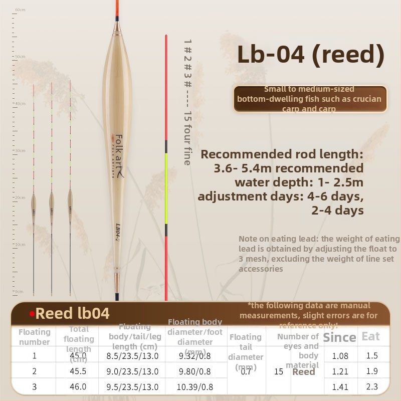 Vertikális sodrású horgászúszó — Folk artists, nád anyag, úszó