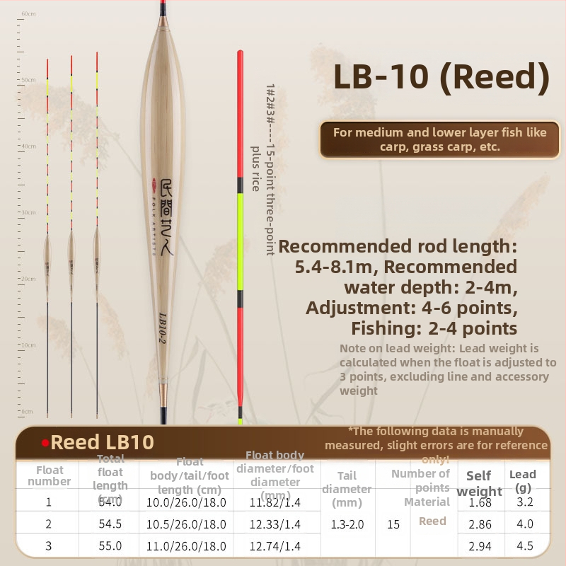 Vertikális sodrású horgászúszó — Folk artists, nád anyag, úszó