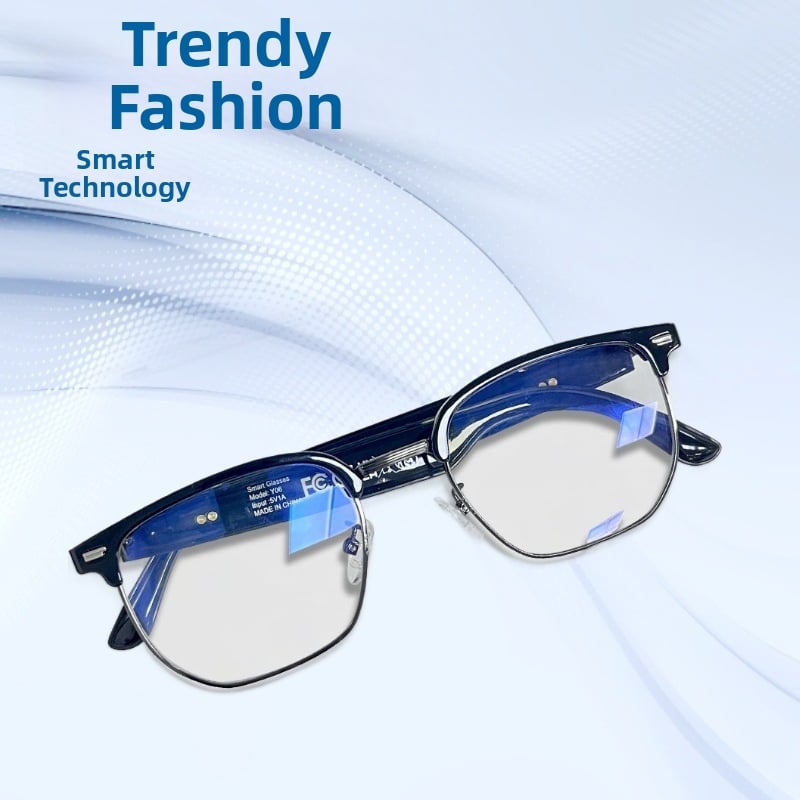 Смарт аудио очила, унисекс – пластмасова рамка, без рецепта, модел Y06-24, подходящи за бягане и колоездене