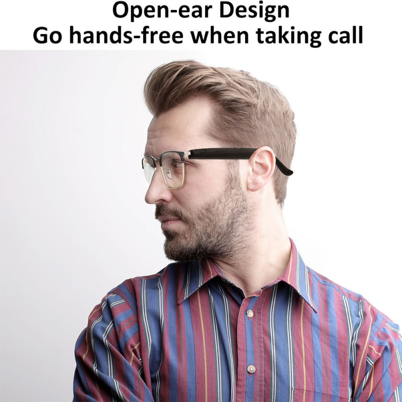 Смарт аудио очила, унисекс – пластмасова рамка, без рецепта, модел Y06-24, подходящи за бягане и колоездене