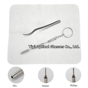 Ai Yi nehrđajući čelik – Set za popravak vijaka za naočale AY020, kombinirani set, 18 vrsta alata