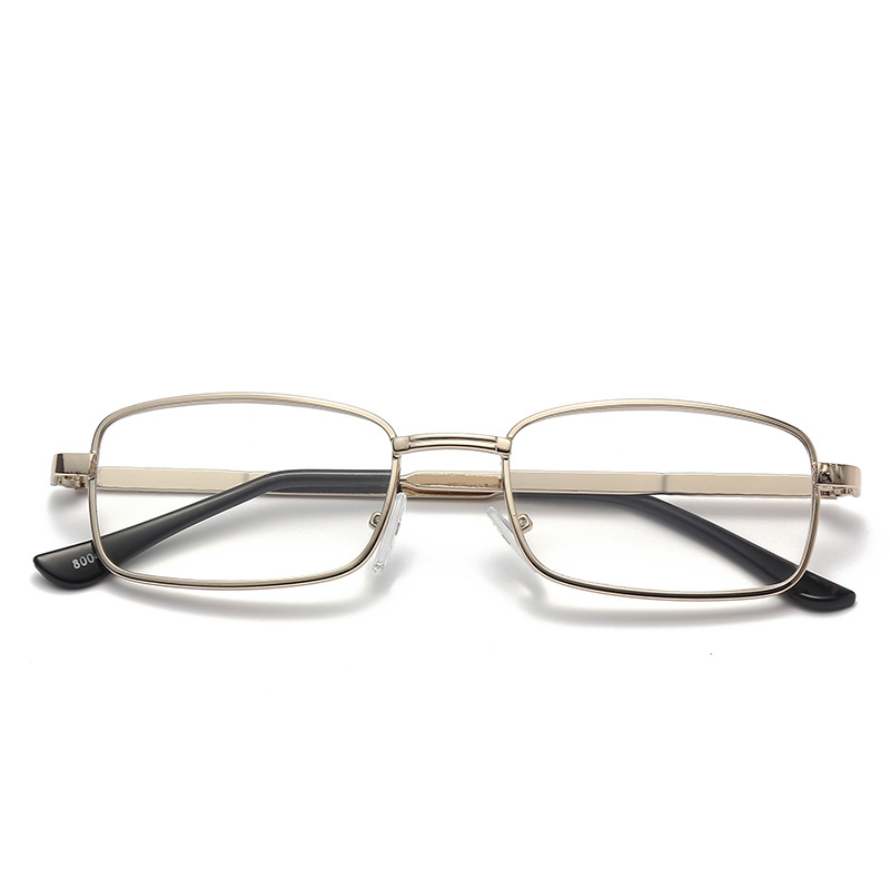 Naočale za čitanje, model 8002, kvadratni okvir s punim okvirom, leće PC, okvir PC/metal