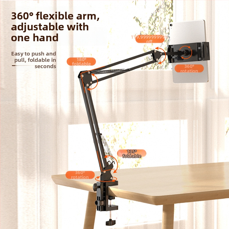 Suport dublu pentru telefon/tabletă pentru noptieră – metal, universal, pentru masă de noapte