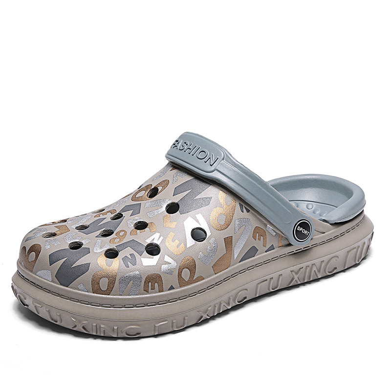 New Dixin Muške papuče za odrasle – EVA gornji dio, PVC potplat, injekcijsko oblikovanje, slip-on, za unutarnju i vanjsku upotrebu