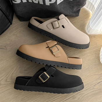 Muške Baotou Slip-on tenisice — Gornji dio od umjetne kože, đon PVC injekcijski oblikovan, reljefni završetak, model 2025 Z501, za muškarce 18–40 godina