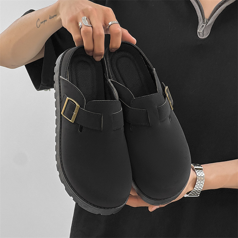 Muške Baotou Slip-on tenisice — Gornji dio od umjetne kože, đon PVC injekcijski oblikovan, reljefni završetak, model 2025 Z501, za muškarce 18–40 godina