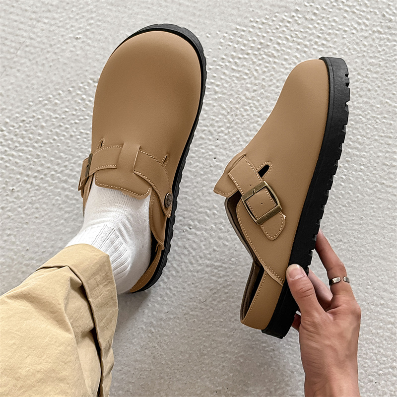 Muške Baotou Slip-on tenisice — Gornji dio od umjetne kože, đon PVC injekcijski oblikovan, reljefni završetak, model 2025 Z501, za muškarce 18–40 godina