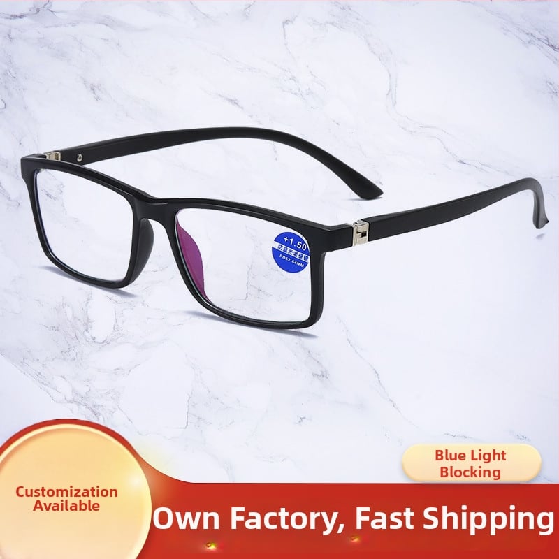 TR503 naočale za čitanje, leće od smole, dvostruka upotreba za daljinu i blizinu, zaštita od plavog svjetla, okvir TR90