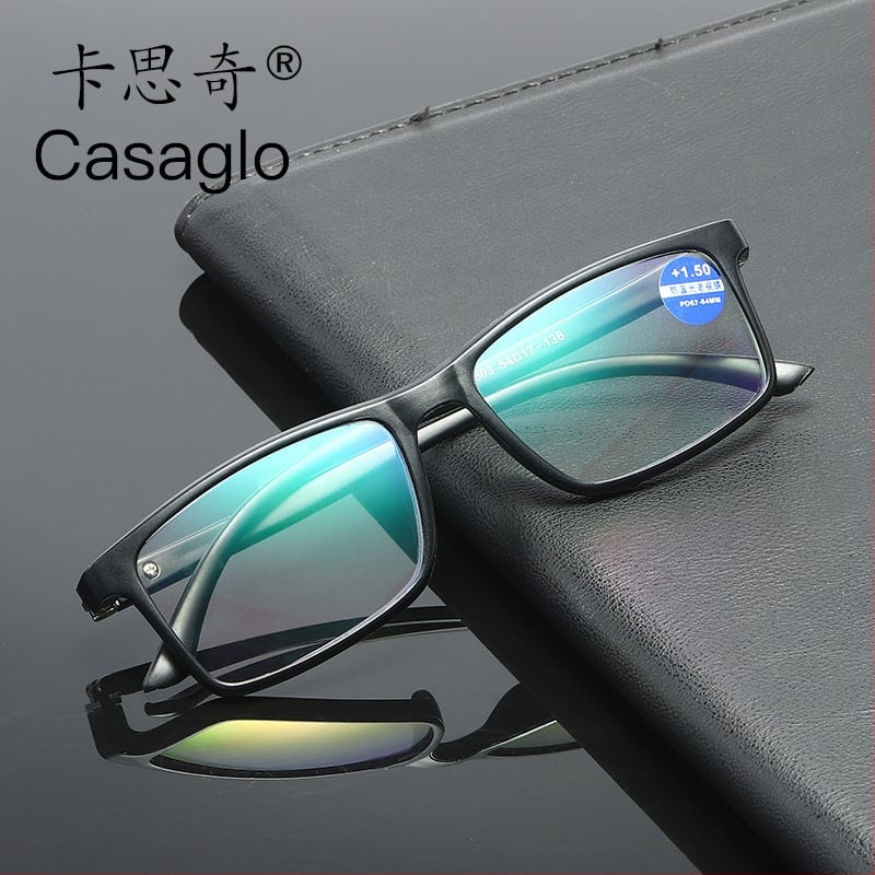 TR503 naočale za čitanje, leće od smole, dvostruka upotreba za daljinu i blizinu, zaštita od plavog svjetla, okvir TR90