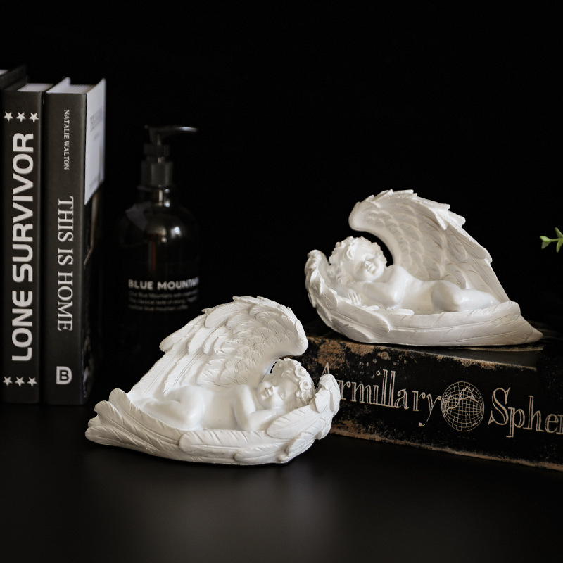 Europski stil molitve anđela – ukras od sintetičke smole, modern minimalistički dekor za dječju sobu, serija Z3, poklon za rođendan, maturu, vjenčanje