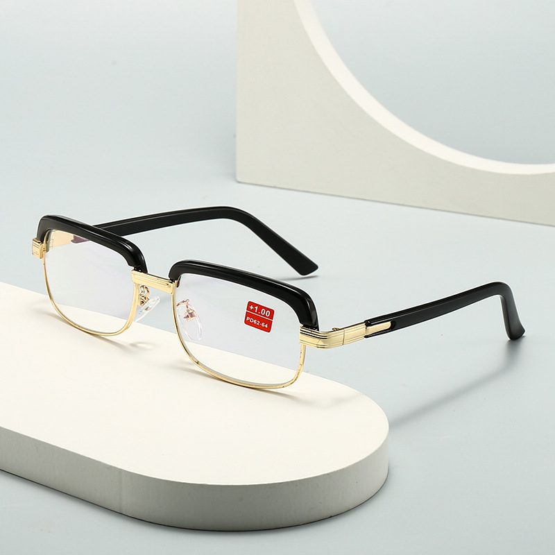 Prezbiopijske čitačke naočale sa staklenim lećama, anti-plavo svjetlo, anti-zračenje, asferične leće, model 2292