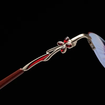 Presbiopijske naočale za čitanje, polu-okvir, metalni okvir, leće od smole, anti-plavo svjetlo