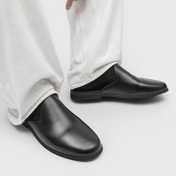 Muške Slip-On mokasine s zatvorenim prstom – Casual, lagane, ravna gumena potplat, super fleksibilna gornja strana 25534-H