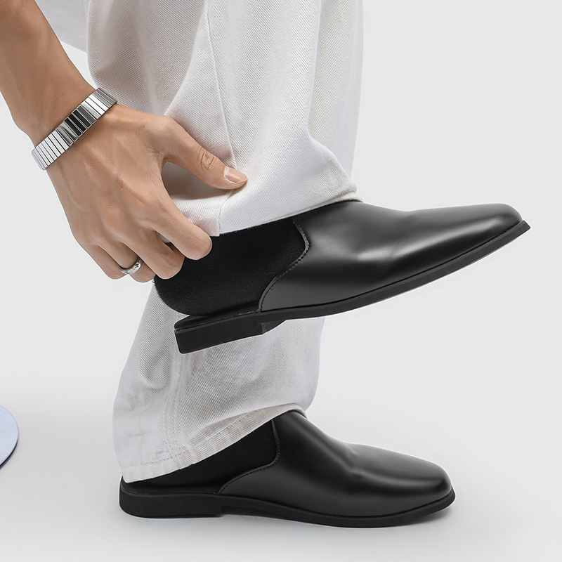 Muške Slip-On mokasine s zatvorenim prstom – Casual, lagane, ravna gumena potplat, super fleksibilna gornja strana 25534-H