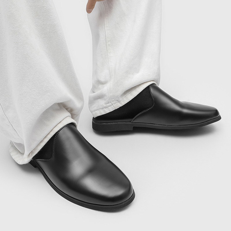 Muške Slip-On mokasine s zatvorenim prstom – Casual, lagane, ravna gumena potplat, super fleksibilna gornja strana 25534-H